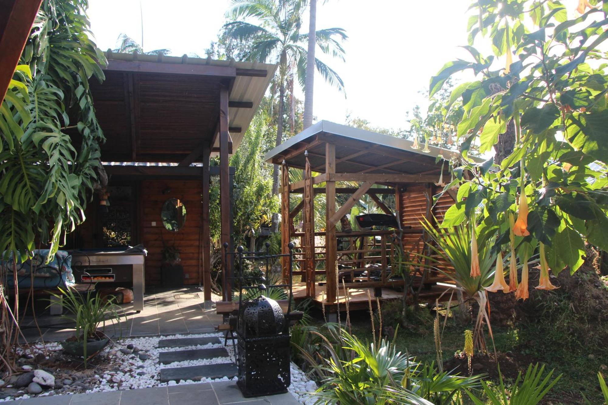 La Liane De Jade 974-Lodge Le Palissandre - Jacuzzi Privatif - Piscine Chauffee Le Bois de Nefles  Exterior photo