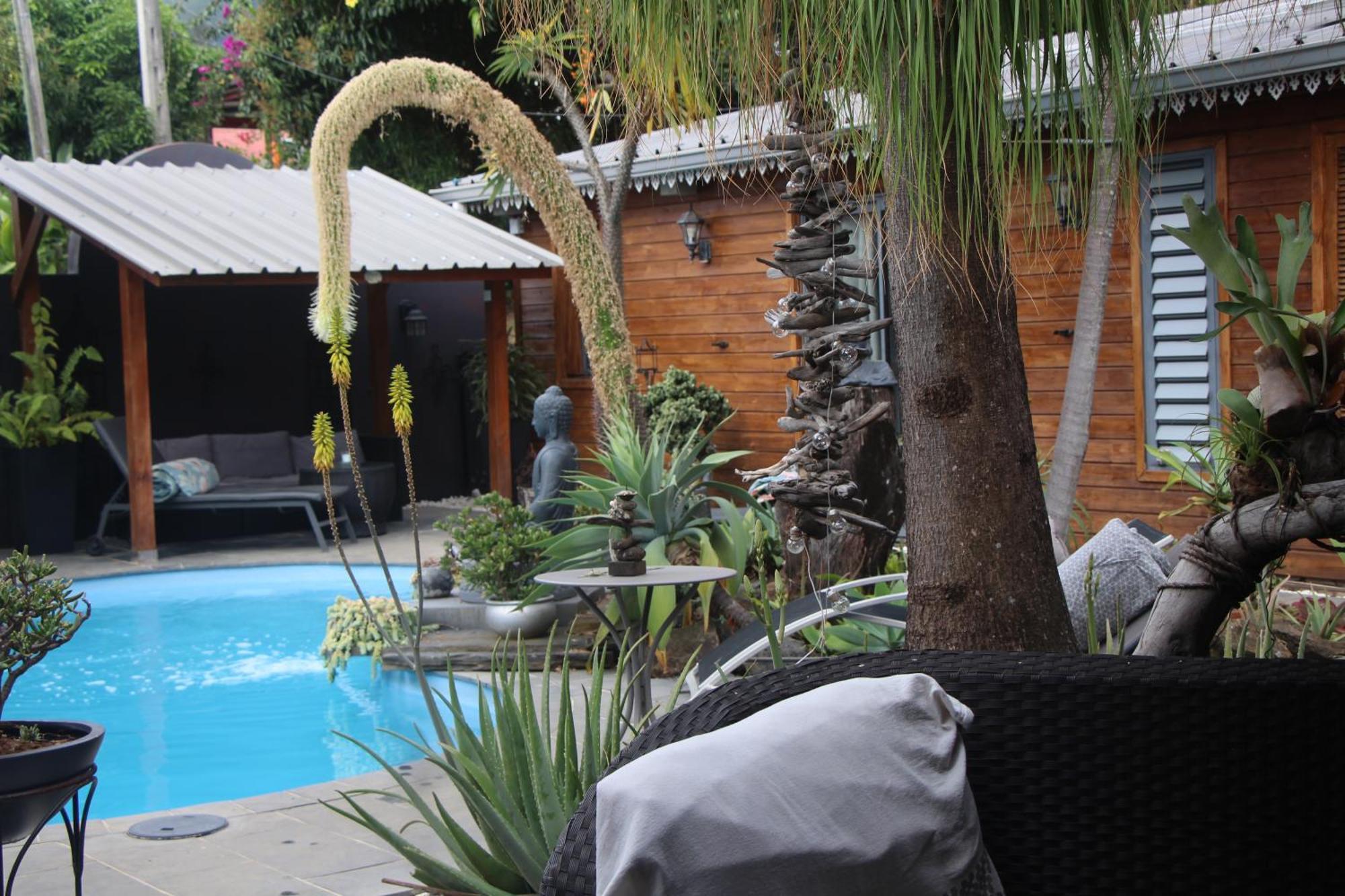 La Liane De Jade 974-Lodge Le Palissandre - Jacuzzi Privatif - Piscine Chauffee Le Bois de Nefles  Exterior photo